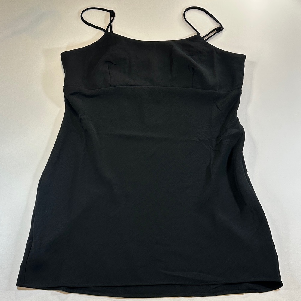 Black Mini Dress Spaghetti Strap NWT Size XL Night Out Dress